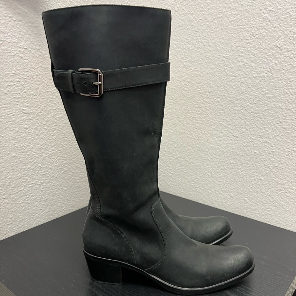 Cole Haan New Black Nubuck Boots Size 10